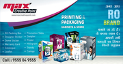 Printing and packaging Solution For RO Brand