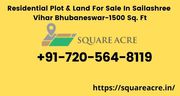 Residential Plot & Land For Sale In Sailashree Vihar Bhubaneswar-1500 