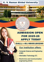 Admission Open 2025 at C. V. Raman for CSE,  IT & ECE Call 9800180290